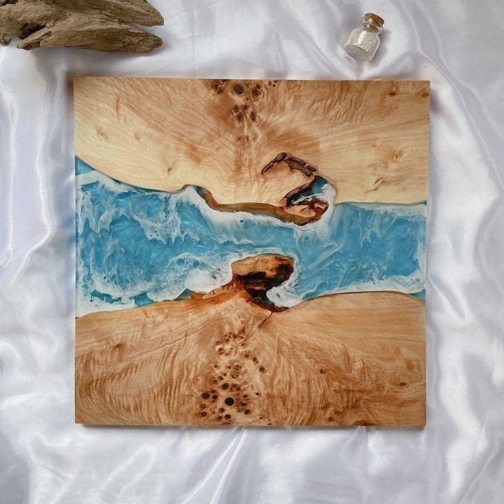 Amazon.co.jp: ウッドレジンアートNo.276 絵画 ハワイ 西海岸風